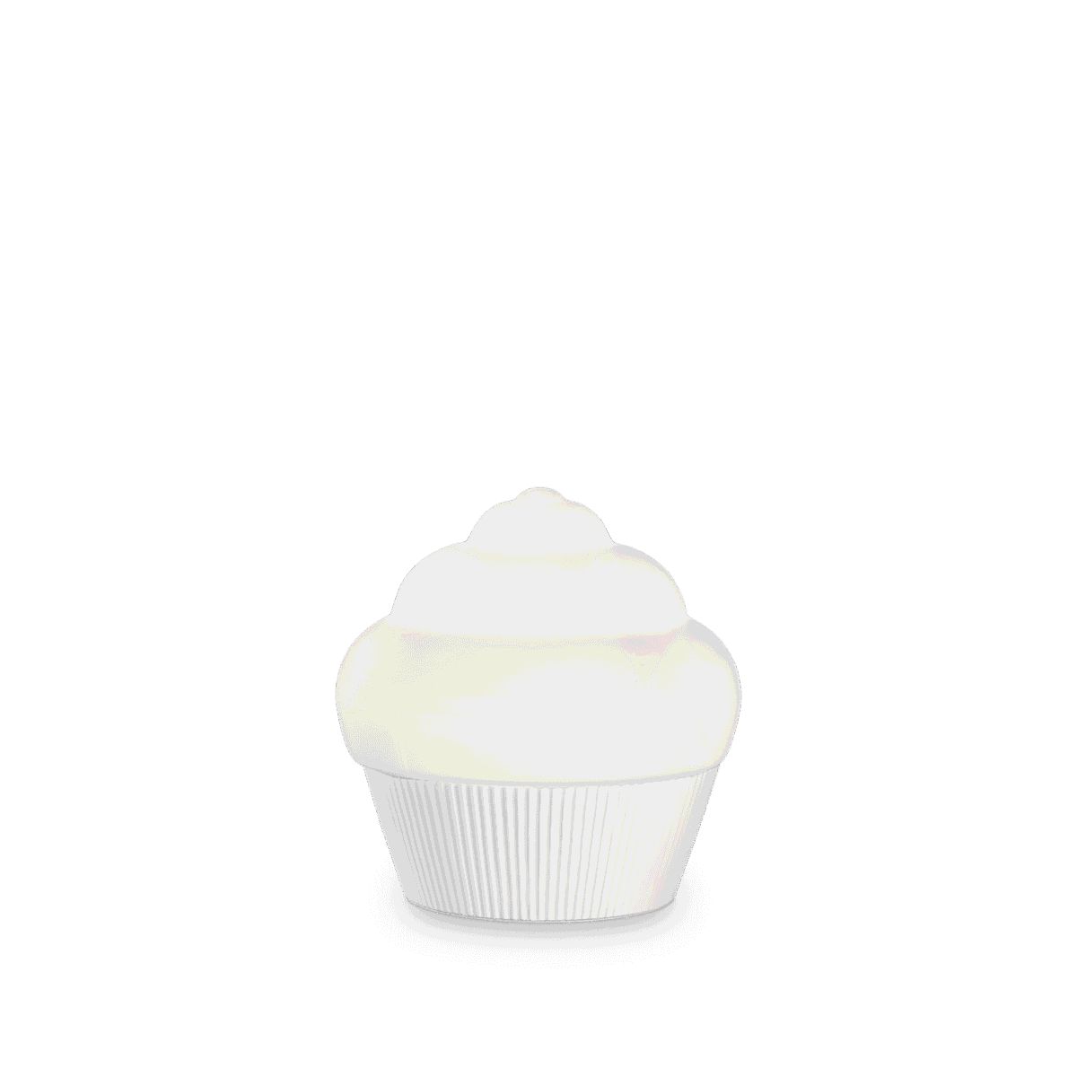 Veioza CUPCAKE BIANCO GX53 max 1 x 15W