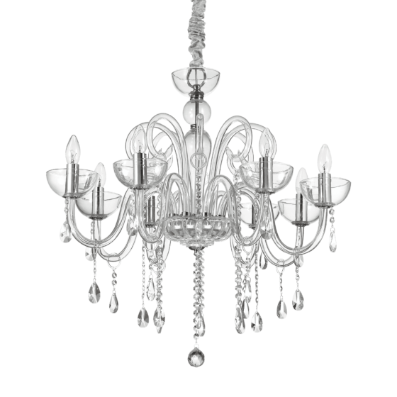 Lampa Suspendata CANALETTO CROMO E14 max 8 x 40W
