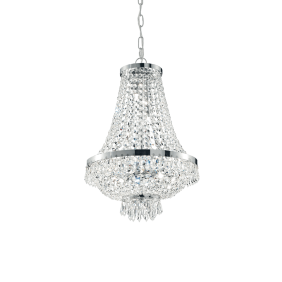 Lampa Suspendata CAESAR CROMO G9 max 9 x 40W
