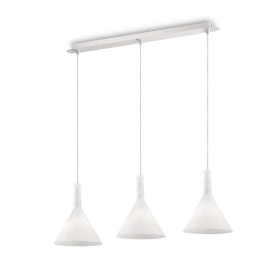 Lampa Suspendata COCKTAIL BIANCO E14 max 3 x 40W