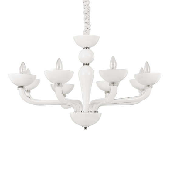 Lampa Suspendata CASANOVA CROMO E14 max 8 x 40W