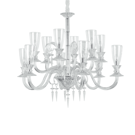 Lampa Suspendata BEETHOVEN CROMO E14 max 12 x 40W