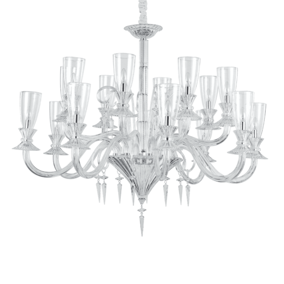 Lampa Suspendata BEETHOVEN CROMO E14 max 16 x 40W