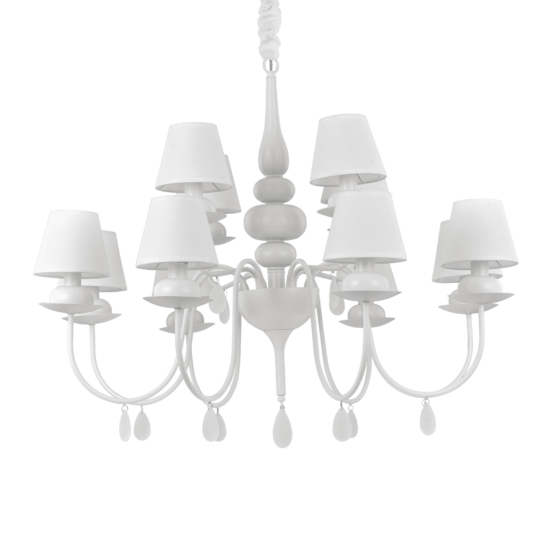 Lampa Suspendata BLANCHE BIANCO E14 max 12 x 40W