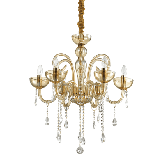 Lampa Suspendata CANALETTO CROMO E14 max 6 x 40W