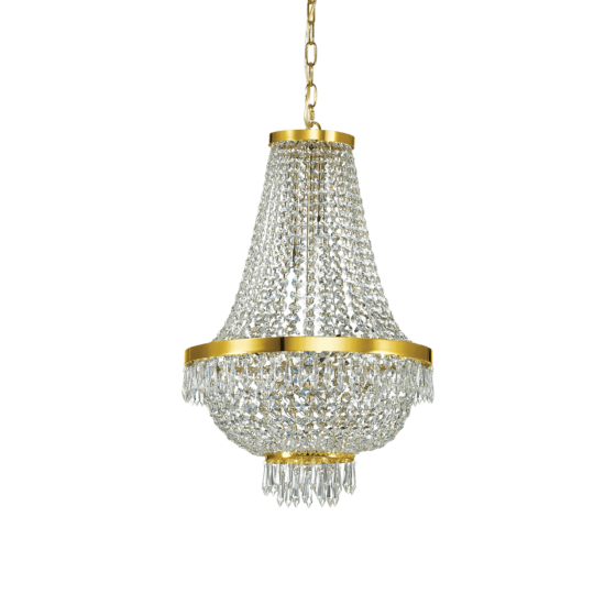 Lampa Suspendata CAESAR ORO G9 max 9 x 40W