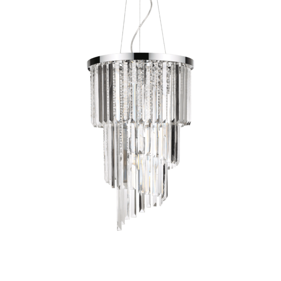 Lampa Suspendata CARLTON CROMO E14 max 8 x 40W
