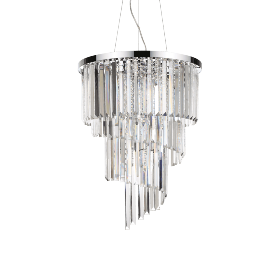 Lampa Suspendata CARLTON CROMO E14 max 12 x 40W