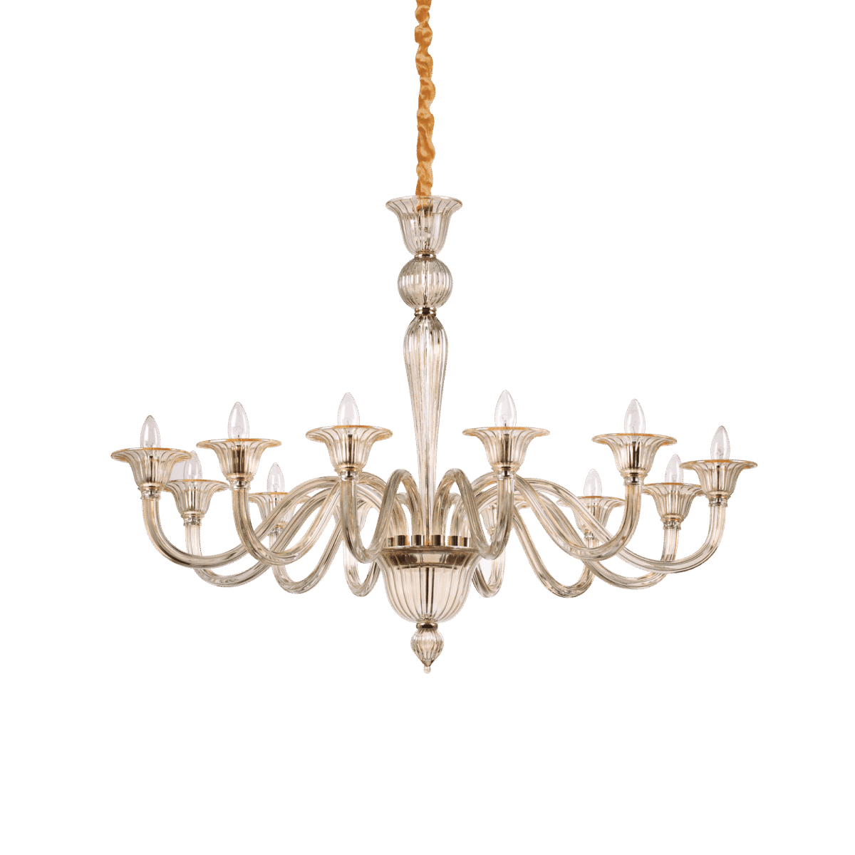 Lampa Suspendata BRIGITTA ORO E14 max 12 x 40W
