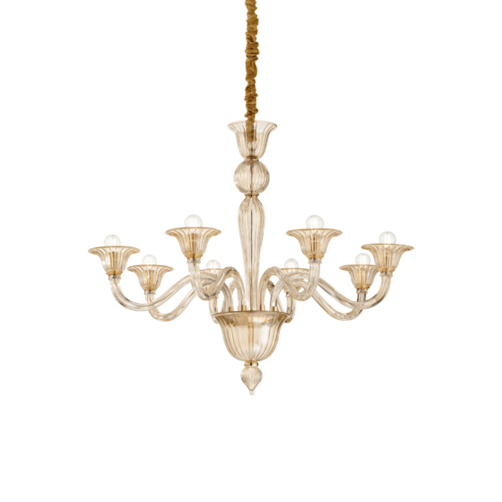 Lampa Suspendata BRIGITTA ORO E14 max 8 x 40W