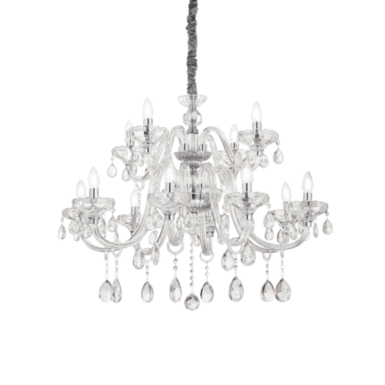 Lampa Suspendata CONTINENTAL CROMO E14 max 12 x 40W