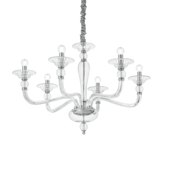 Lampa Suspendata DANIELI CROMO E14 max 6 x 40W