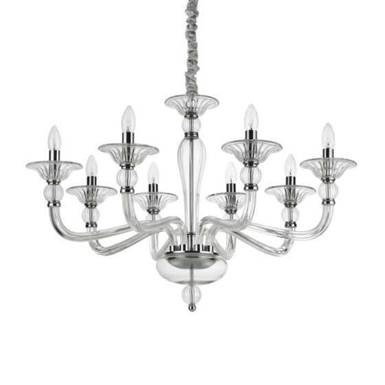 Lampa Suspendata DANIELI CROMO E14 max 8 x 40W