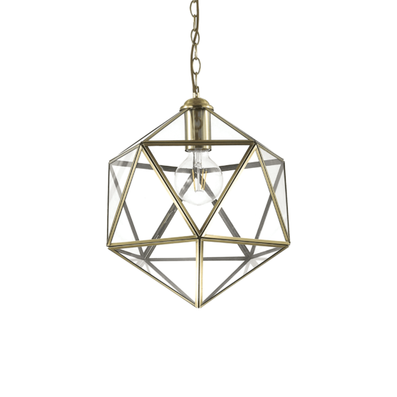Lampa Suspendata DECA OTTONE E27 max 1 x 60W