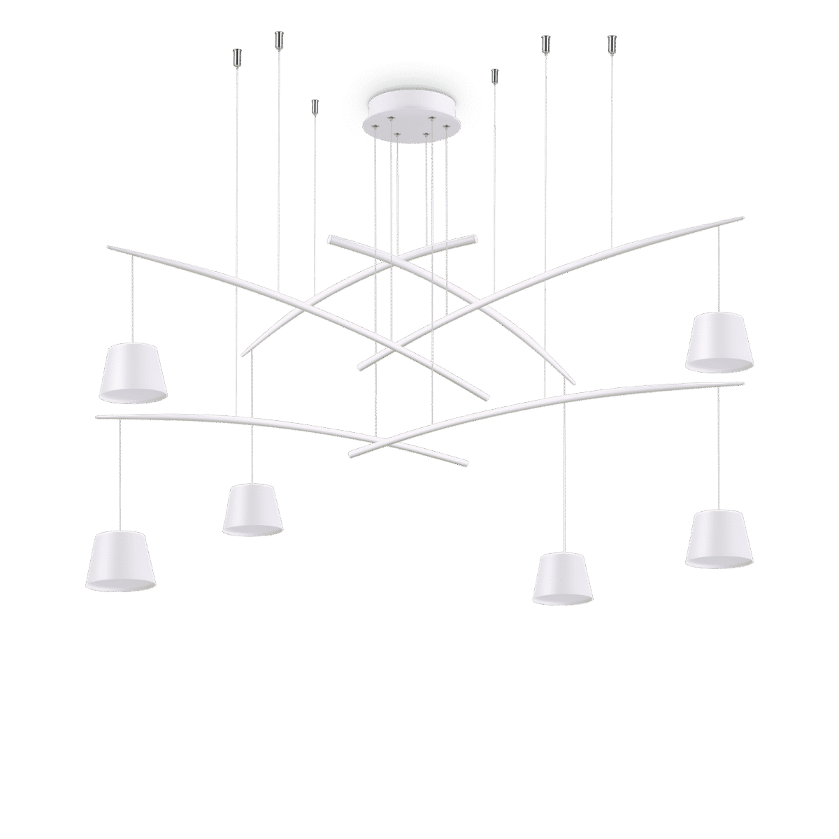Lampa Suspendata FISH BIANCO LED 37W