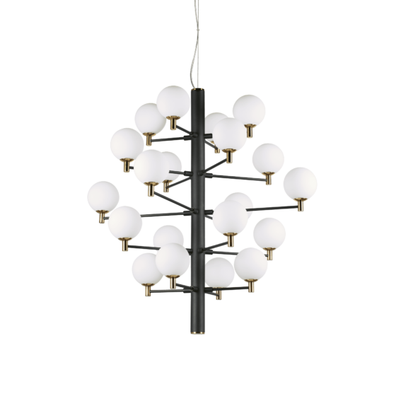 Lampa Suspendata COPERNICO NERO G9 max 20 x 40W