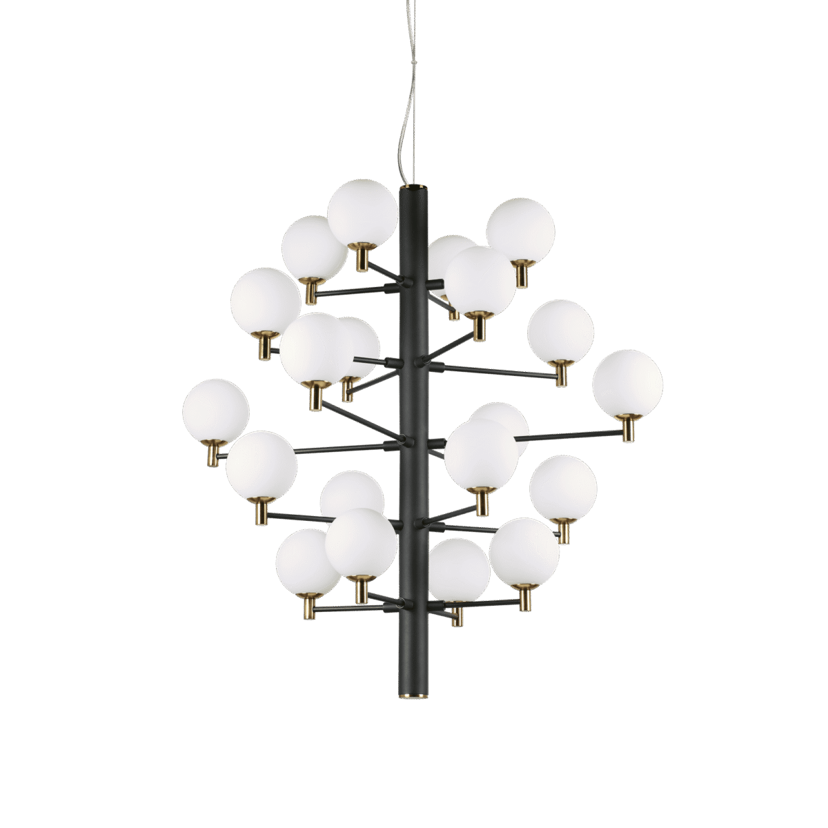 Lampa Suspendata COPERNICO NERO G9 max 20 x 40W