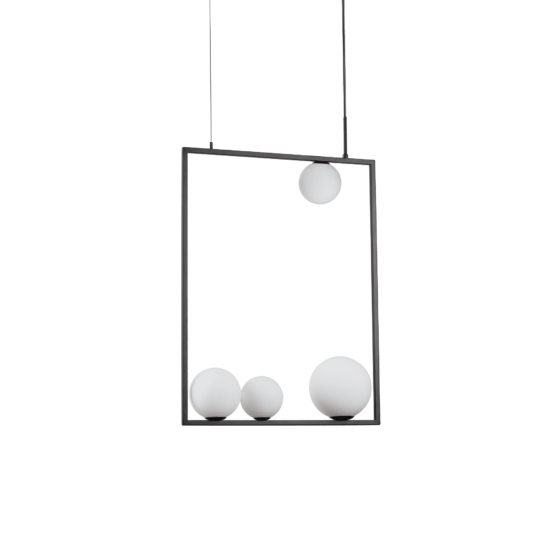 Lampa Suspendata CULTO NERO+OTTONE G9 max 4 x 28W