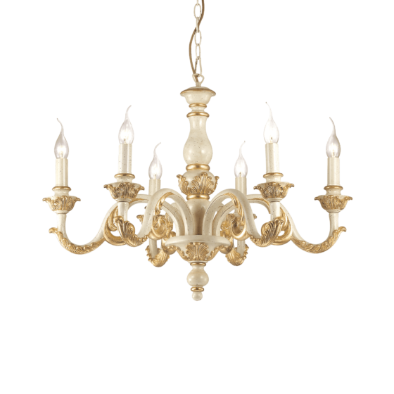 Lampa Suspendata GIGLIO ORO E14 max 6 x 40W