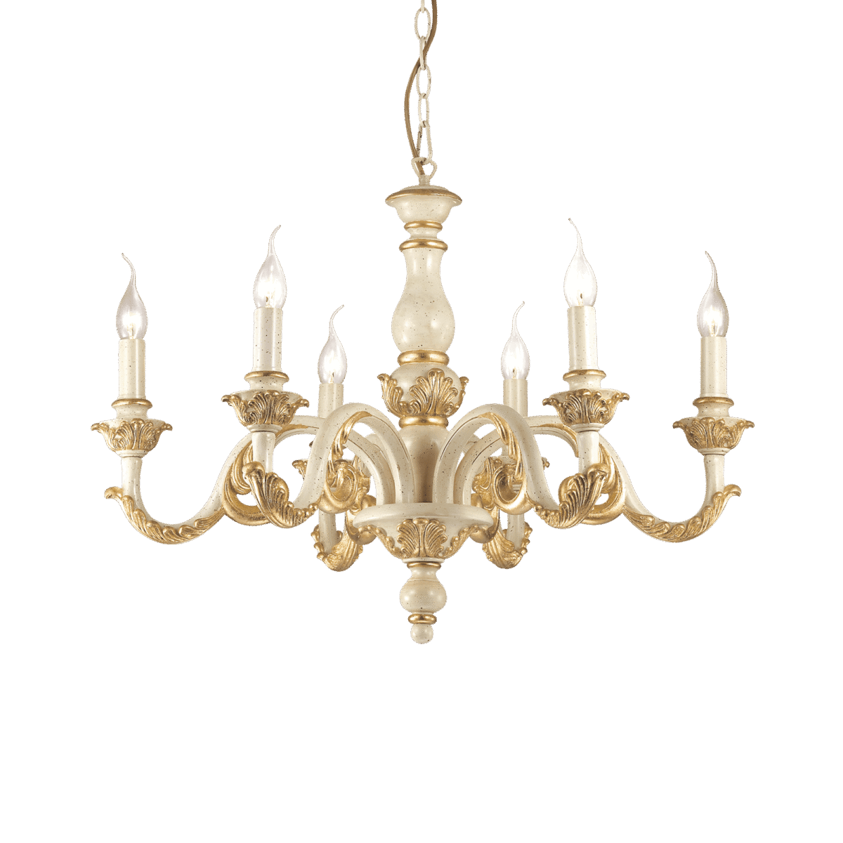 Lampa Suspendata GIGLIO ORO E14 max 6 x 40W