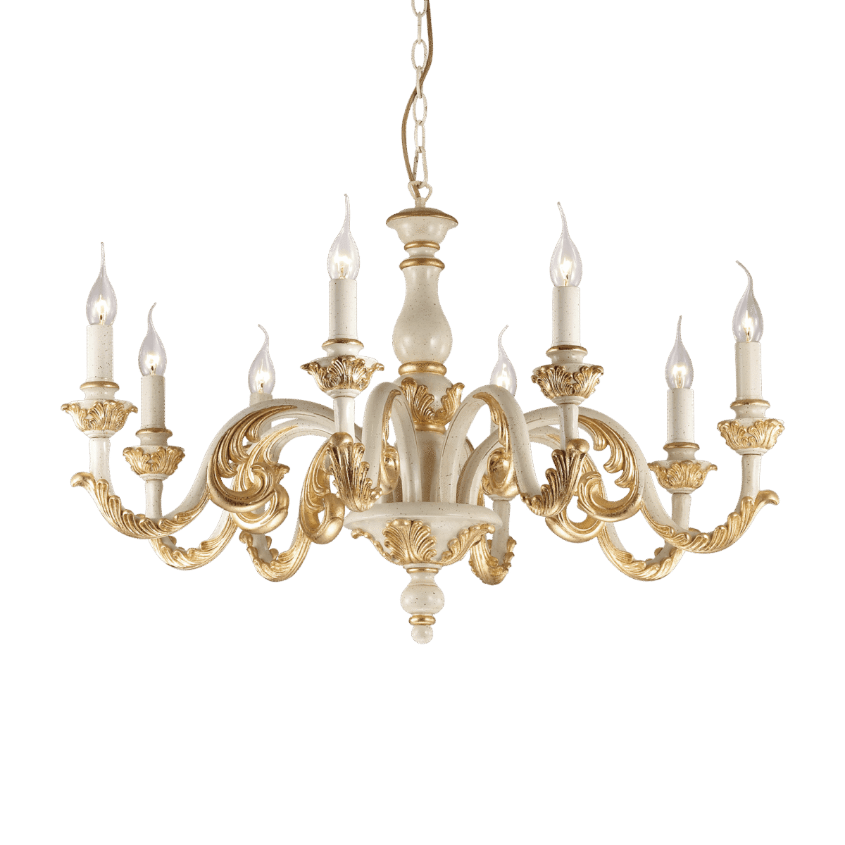 Lampa Suspendata GIGLIO ORO E14 max 8 x 40W