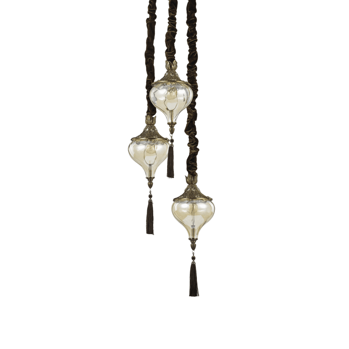Lampa Suspendata HAREM BRUNITO E27 max 3 x 60W