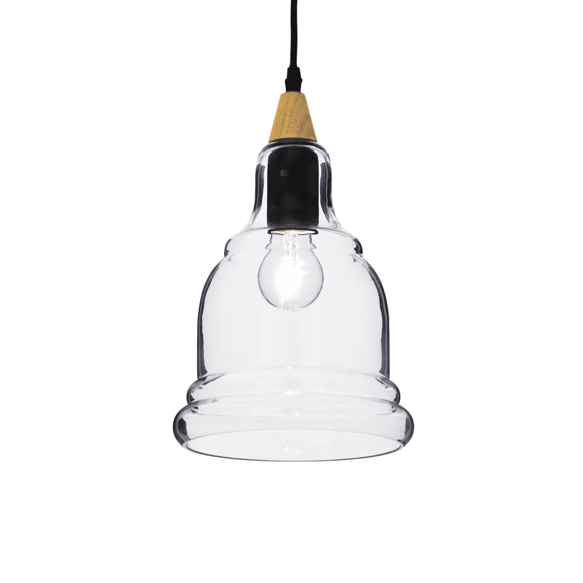 Lampa Suspendata GRETEL NERO E27 max 1 x 60W