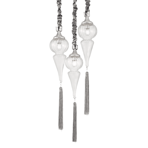 Lampa Suspendata HAMMAM ARGENTO E14 max 3 x 40W