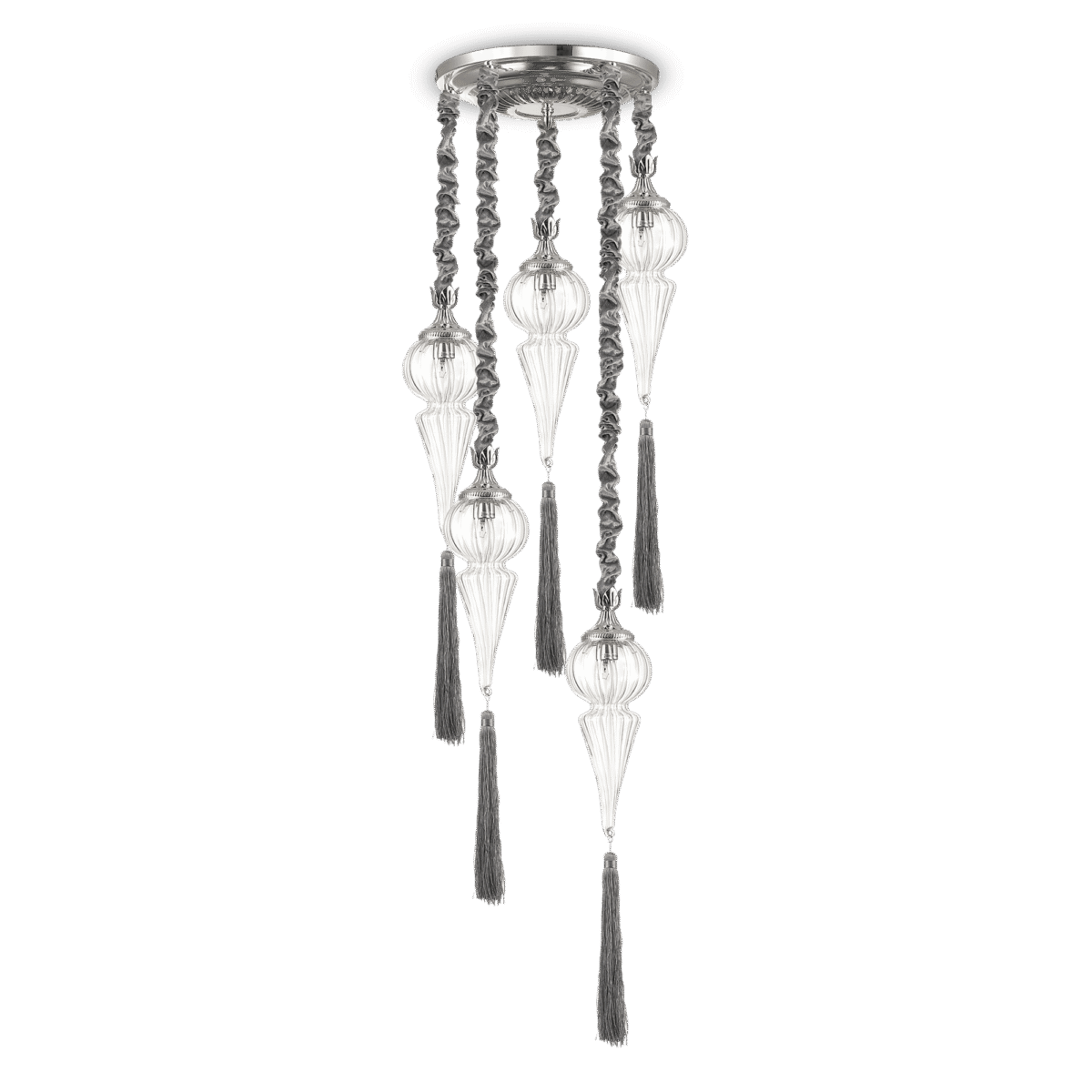 Lampa Suspendata HAMMAM ARGENTO E14 max 5 x 40W
