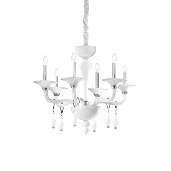 Lampa Suspendata MIRAMARE BIANCO E14 max 6 x 40W
