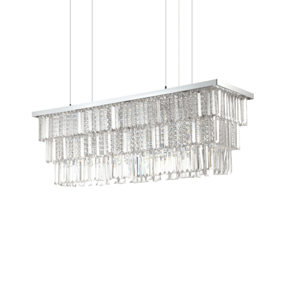 Lampa Suspendata MARTINEZ CROMO E14 max 8 x 40W