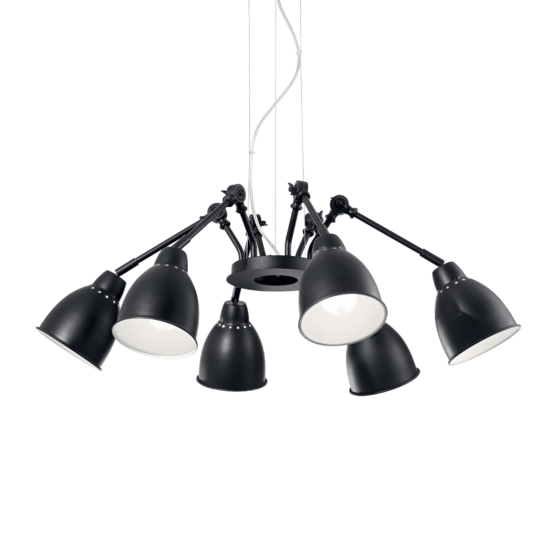 Lampa Suspendata NEWTON NERO E27 max 6 x 60W
