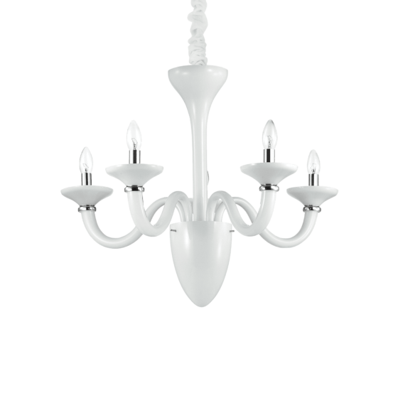 Lampa Suspendata WHITE LADY  E14 max 5 x 40W