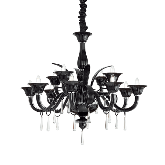 Lampa Suspendata RENOIR NERO E14 max 12 x 40W