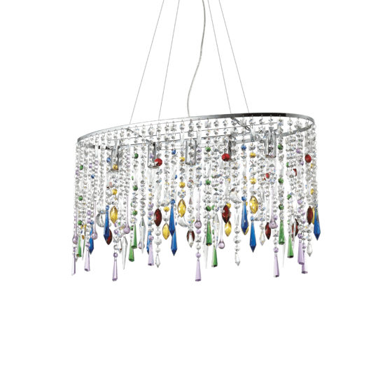Lampa Suspendata RAIN CROMO E14 max 5 x 40W