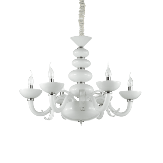 Lampa Suspendata PRAGA CROMO E14 max 6 x 40W