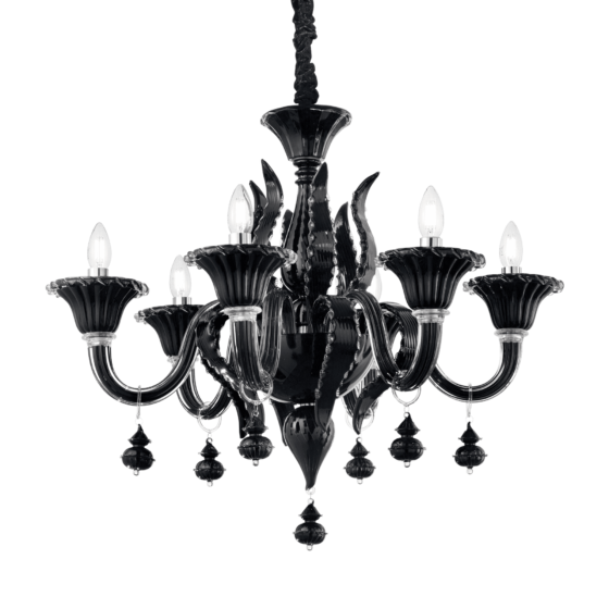 Lampa Suspendata RADETZKY NERO E14 max 6 x 40W
