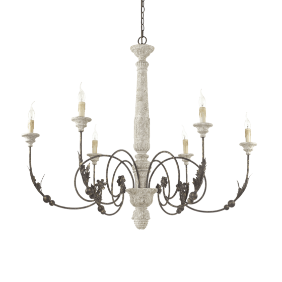 Lampa Suspendata VOLTERRA NERO E14 max 6 x 40W