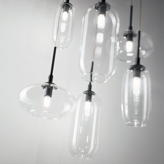 Lampa Suspendata YOGA NERO G9 max 6 x 40W