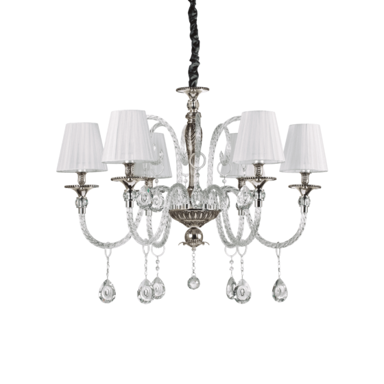 Lampa Suspendata ROMANTIK CROMO E14 max 6 x 40W