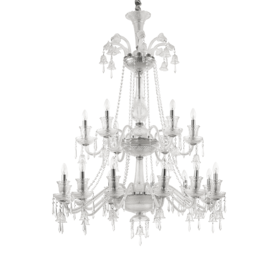 Lampa Suspendata REDENTORE CROMO E14 max 18 x 40W