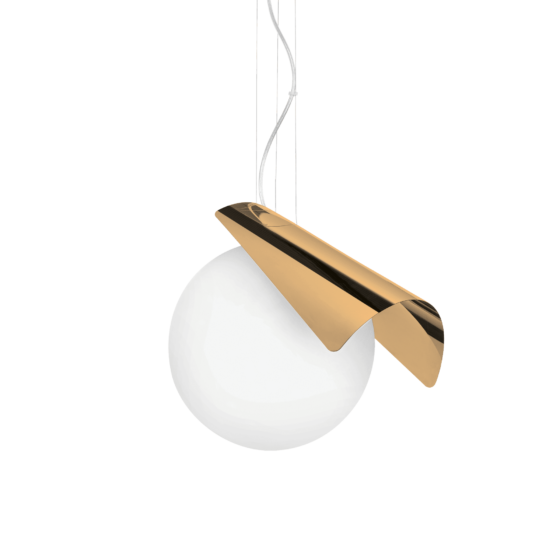 Lampa Suspendata PENOMBRA OTTONE E27 max 1 x 60W