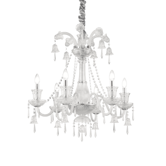 Lampa Suspendata REDENTORE CROMO E14 max 6 x 40W