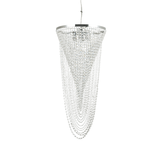 Lampa Suspendata PEARL CROMO E14 max 6 x 40W