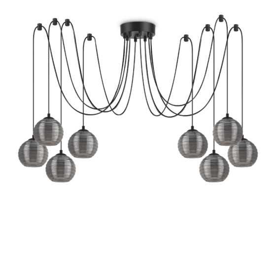 Lampa Suspendata RIGA  E27 max 8 x 60W