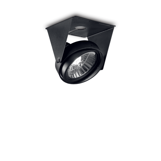 Plafoniera CHANNEL NERO GU10 max 1 x 13W