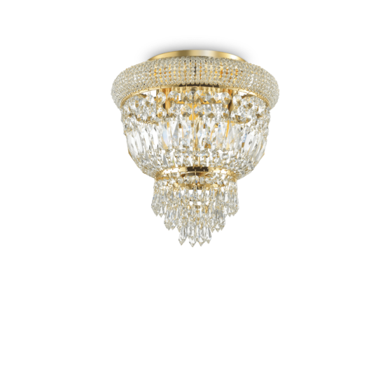 Plafoniera DUBAI OTTONE E14 max 3 x 40W
