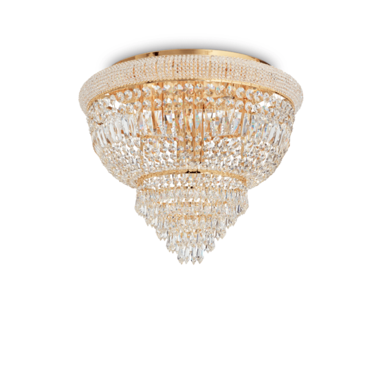 Plafoniera DUBAI OTTONE E14 max 6 x 40W