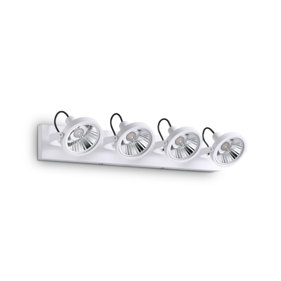 Plafoniera GLIM BIANCO GU10 max 4 x 50W