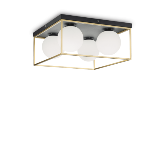 Plafoniera LINGOTTO NERO E14 max 4 x 40W